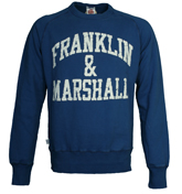Franklin and Marshall Seaport Blue Sweatshirt