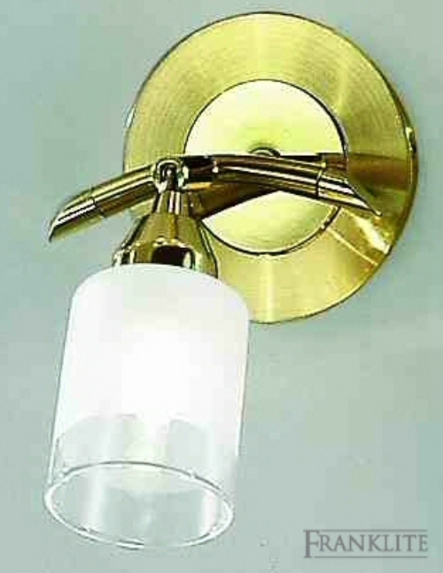 Franklite Campani Gold single wall light