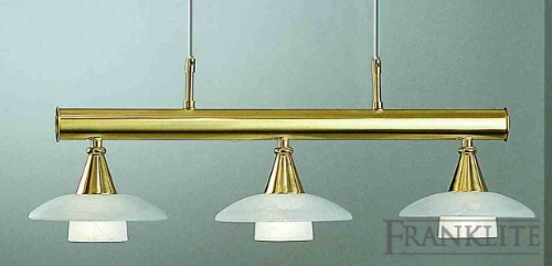 Snowdrop Satin brass finish with double alabaster effect glass