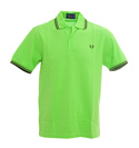 Bright Green Pique Polo Shirt