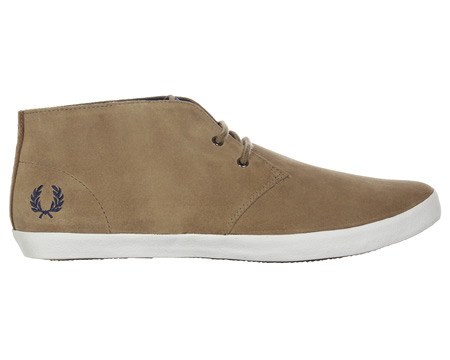 Fred Perry Byron Mid Suede Driftwood Chukka Boot