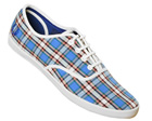 Fred Perry Coxson Jubilee Cobalt Canvas Trainers