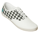 Fred Perry Coxson White/Houndstooth Canvas