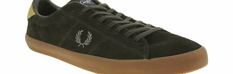 Fred Perry Dark Green Howells Trainers