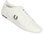 Fred Perry Earl White Leather Trainers