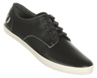 Fred Perry Foxx Black/White Leather Plimsoll