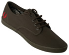 Fred Perry Foxx Brown Waxed Material Trainers