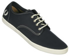 Foxx Twill Charcoal Canvas Trainers