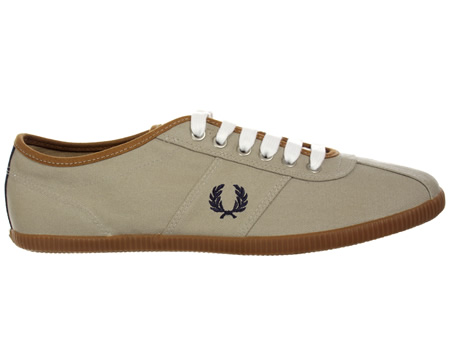 Fred Perry Hayes Chrome Canvas Trainers
