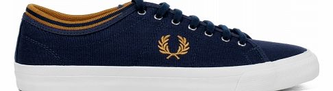 Fred Perry Kendrick Tipped Cuff Blue Canvas