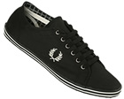 Fred Perry Kingston Black/Porcelain Twill Tipped