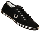 Fred Perry Kingston Black/White Twill Tipped