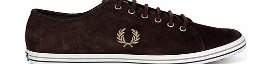 Fred Perry Kingston Brown Suede Trainers