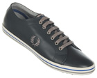 Kingston Navy Leather Trainers