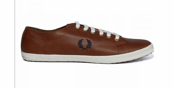 Fred Perry Kingston Tan Leather Trainers