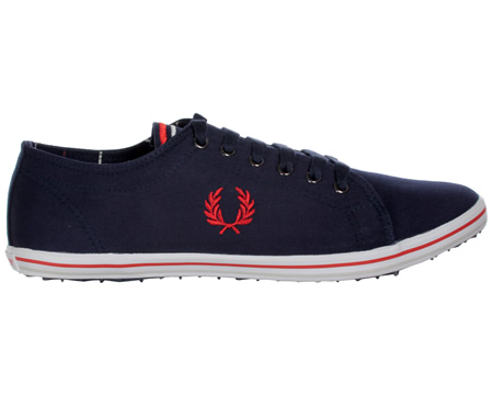 Fred Perry Kingston Twill Tipped Carbon Blue