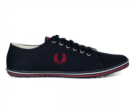 Fred Perry Kingston Twill Tipped Navy Canvas