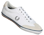 Fred Perry Newington White/Grey Canvas/Suede