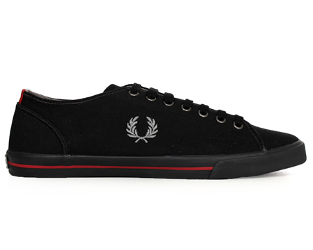 Fred Perry Ross Canvas Black Trainers