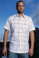 FRED PERRY short-sleeved check shirt