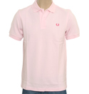 Soft Pink Pique Polo Shirt
