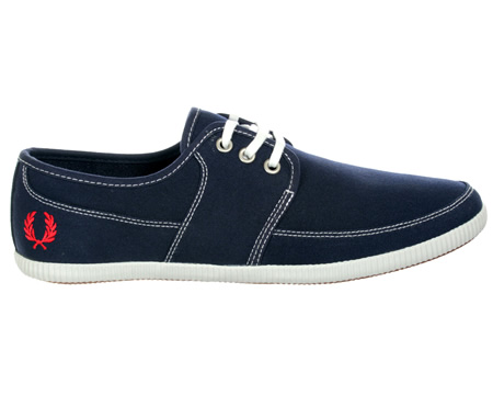 Tonic Navy Canvas Trainers