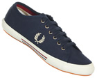Fred Perry Vintage Tennis Carbon Blue Canvas