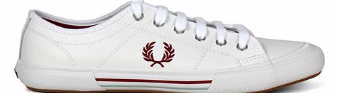 Fred Perry Vintage Tennis White Leather Trainers