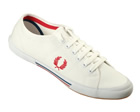 Fred Perry Vintage Tennis White/Red Canvas