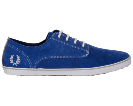 Watts Royal Blue Suede Trainers