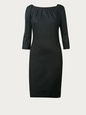 DRESSES BLACK 10 UK FREDA-U-DR046