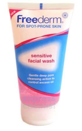 Sensitive Facial Wash 150ml(Blue and