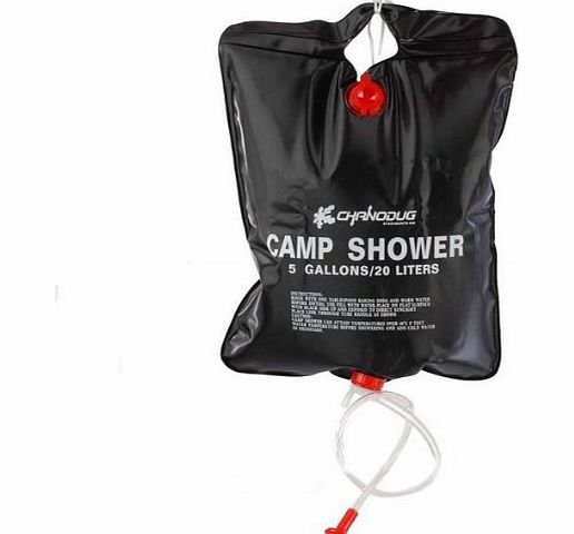 FreeFisher 20L Outdoor Camping Hiking Solar Energy Camp Shower Pipe Bag B23