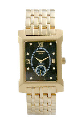 EXCELLENCE Diamond Gold Black Dial Gents FS0080G