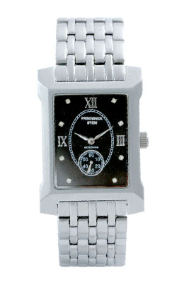 EXCELLENCE Diamond Steel Black Dial Gents FS0081G