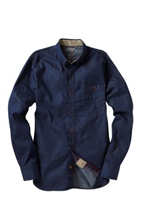 French Connection Bamboozled Indigo Shirt