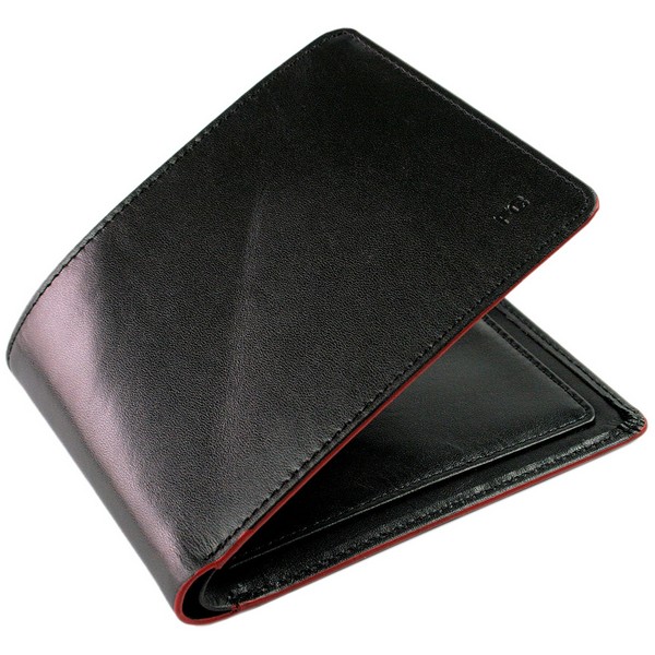 Black Lined Wallet by