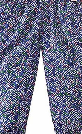 French Connection Girls Confetti Grid Trousers, Monarch Blue, 10-11 Years