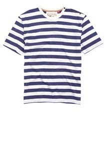 French Connection Industrial Cotton Stripe Tee