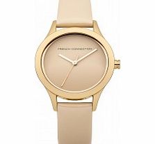 French Connection Ladies All Nude Leather Strap