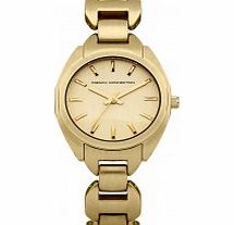 French Connection Ladies Pale Gold Bracelet Watch