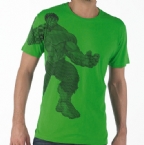 Mens Diagonal Hulk T-Shirt Green