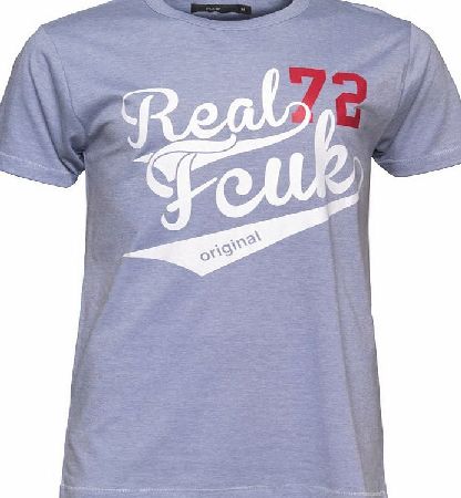 Mens FCUK Real T-Shirt Light