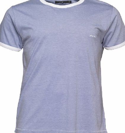 Mens FCUK Ringer T-Shirt Light