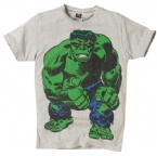 Mens Vintage Hulk T-Shirt Grey Melange