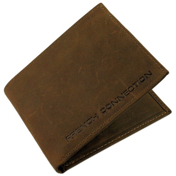 Tan Leather Wallet by