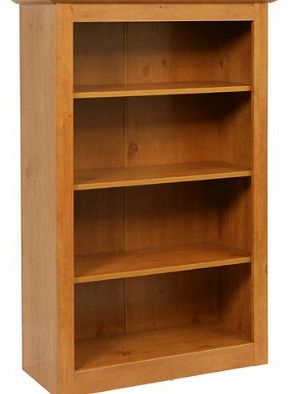 French Gardens Pine Wood Office 4 Shelf Book Case. Traditional Style Bookcase!