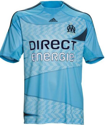 French teams Adidas 09-10 Marseille away shirt