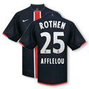 French teams Nike 06-07 PSG home (Rothen 25)