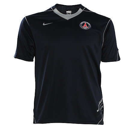 French teams Nike 07-08 PSG Training Jersey (Black)